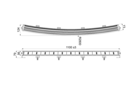 Barre LED 110cm