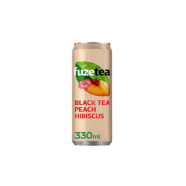 Fuze Tea Black Tea Peach Hibiscus (NL) 24x330ml