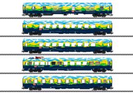Märklin MHI 43879 - Set personenrijtuigen "toeristische trein"