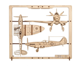 Ugears - 2.5D Puzzle Gevechtsvliegtuigen