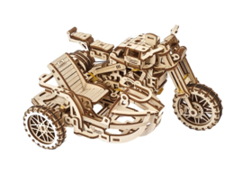 Ugears - Scrambler UGR-10 motor met zijspan