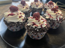 Chocoladekers Cupcakes