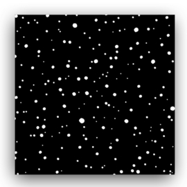 Onderzetter Lot of Dots wit  ( per 5 stuks )