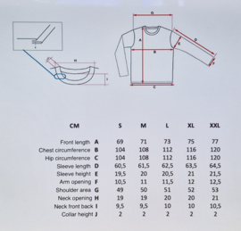 T-Shirt Langarm Tarnmuster Braun Größe XL