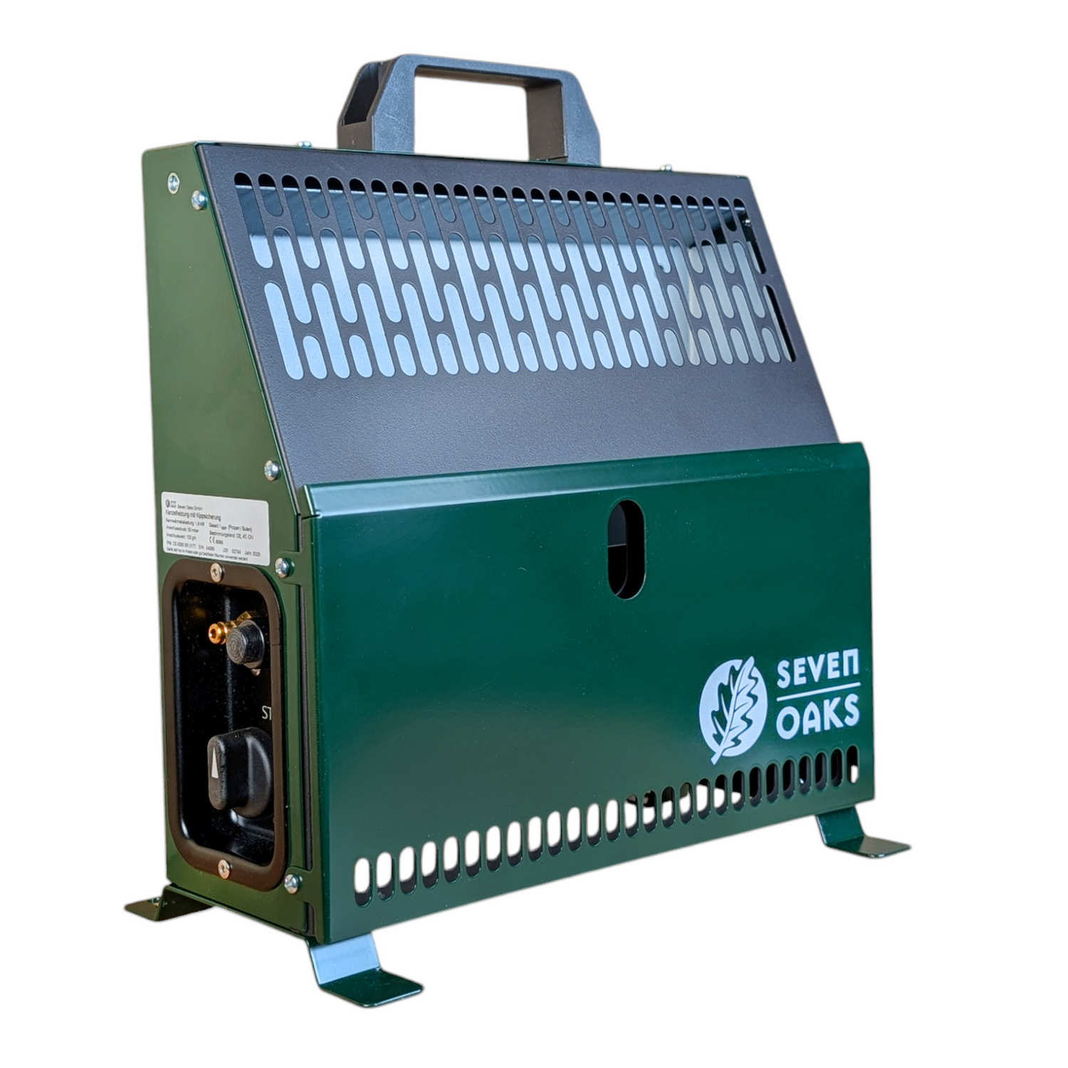 Front plate for the Seven Oaks Tent Heater