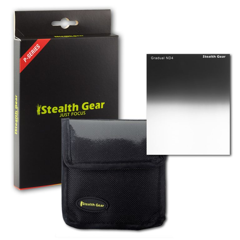 Square Filter Gradual Grey ND4, STEALTH GEAR