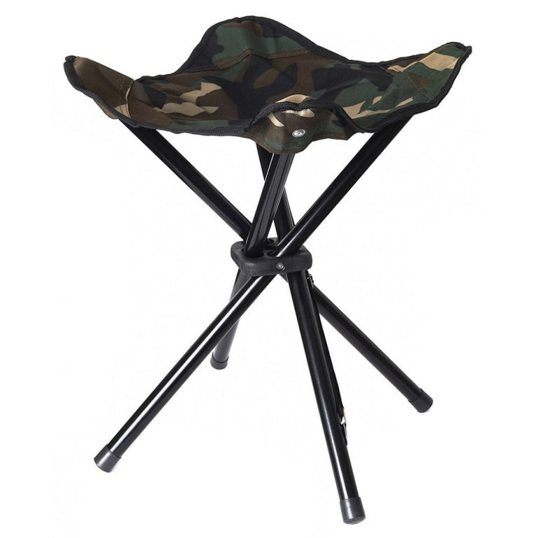 Collapsible Stool 4 Legs, 100% polyester, STEALTH GEAR