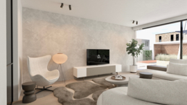 Mika 220 | 40.140.40 | white WHTC | emperador EMPT frame 4, tv beugel en media klep