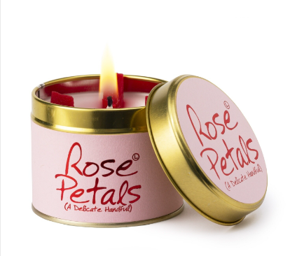 Geurkaars | Lily Flame | Rose petals