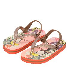 XQ GIRLS FLIPFLOPS PRINTED MULTI COLOR PUPIL