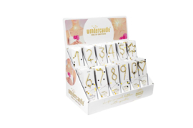 WONDERCANDLE CLASSIC CONFETTI GOUD