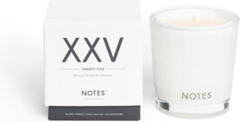 Notes candle XXV - Tobacco flowers & Patchouli - sojakaars - maat Mt