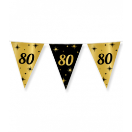 Classy Party flags foil - 80