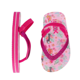 XQ GIRLS FLIPFLOPS PRINTED MULTI COLOR PUPIL