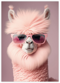 Postkaart Llama