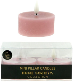Home Society Maxi Theelicht LED 2 pack Lilac