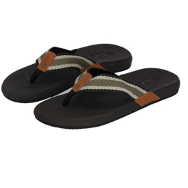 XQ MEN SANDALS COMFORTABLE CUSHION SOLE MULTI BLACK