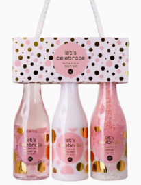 Let's Celebrate cadeauset in champagnestijl voor dames