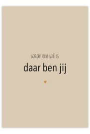 Postkaart Leef