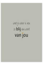Postkaart Leef
