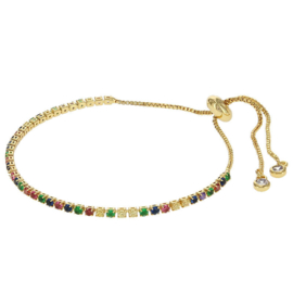 Janah multicolor 022584, Schakelarmband, Trekkoord, 2mm