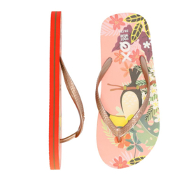 XQ GIRLS FLIPFLOPS PRINTED MULTI COLOR TEENS
