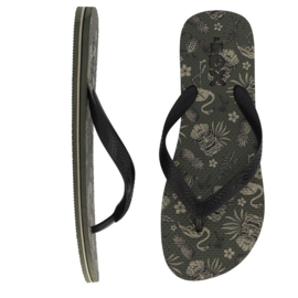 XQ MEN FLIPFLOPS PRINTED ARMY GREEN