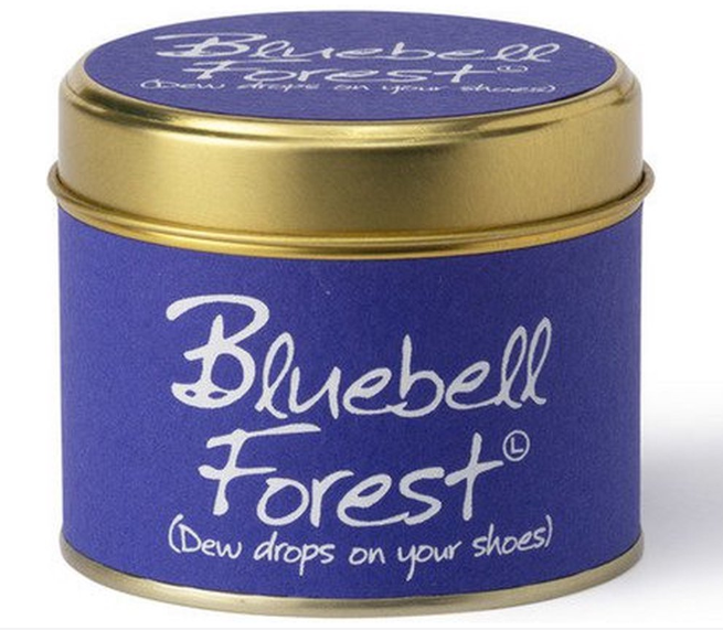 Lily Flame Bluebell Forest soja geurkaars