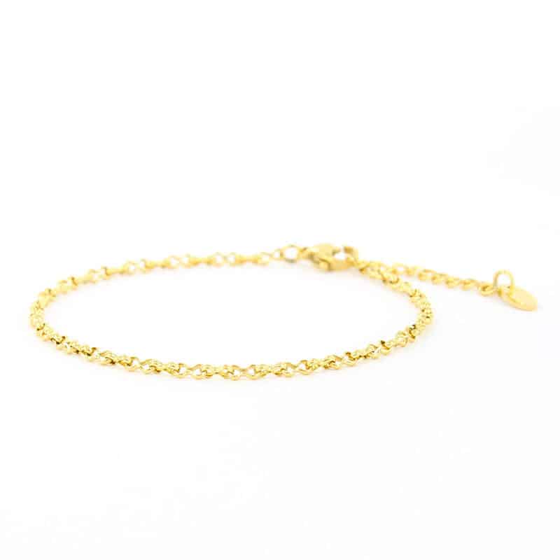 Riley 022697, Schakelarmband, Infinity Klein - Goud