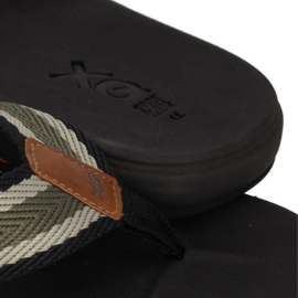 XQ MEN SANDALS COMFORTABLE CUSHION SOLE MULTI BLACK