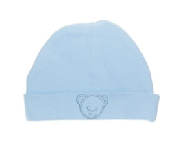 Mutsje rond beer, blauw
