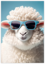 Postkaart Llama