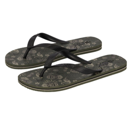 XQ MEN FLIPFLOPS PRINTED ARMY GREEN