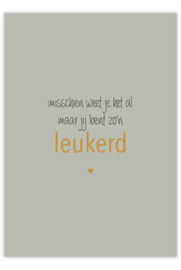 Postkaart Leef