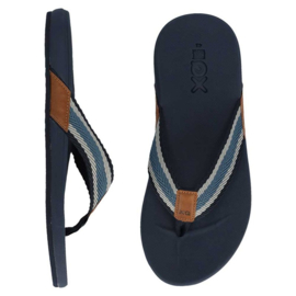 XQ MEN SANDALS COMFORTABLE CUSHION SOLE MULTI NAVY