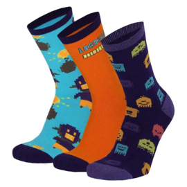 Game sokken kinderen (3-pack)