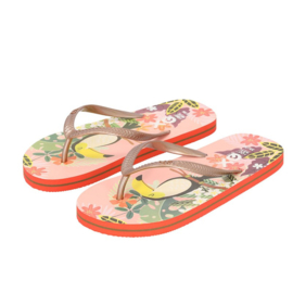 XQ GIRLS FLIPFLOPS PRINTED MULTI COLOR TEENS