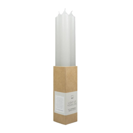 LEEFF DINERKAARSEN DEWI WIT, SET VAN 4