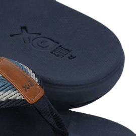 XQ MEN SANDALS COMFORTABLE CUSHION SOLE MULTI NAVY