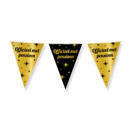 Classy Party flags foil - pensioen