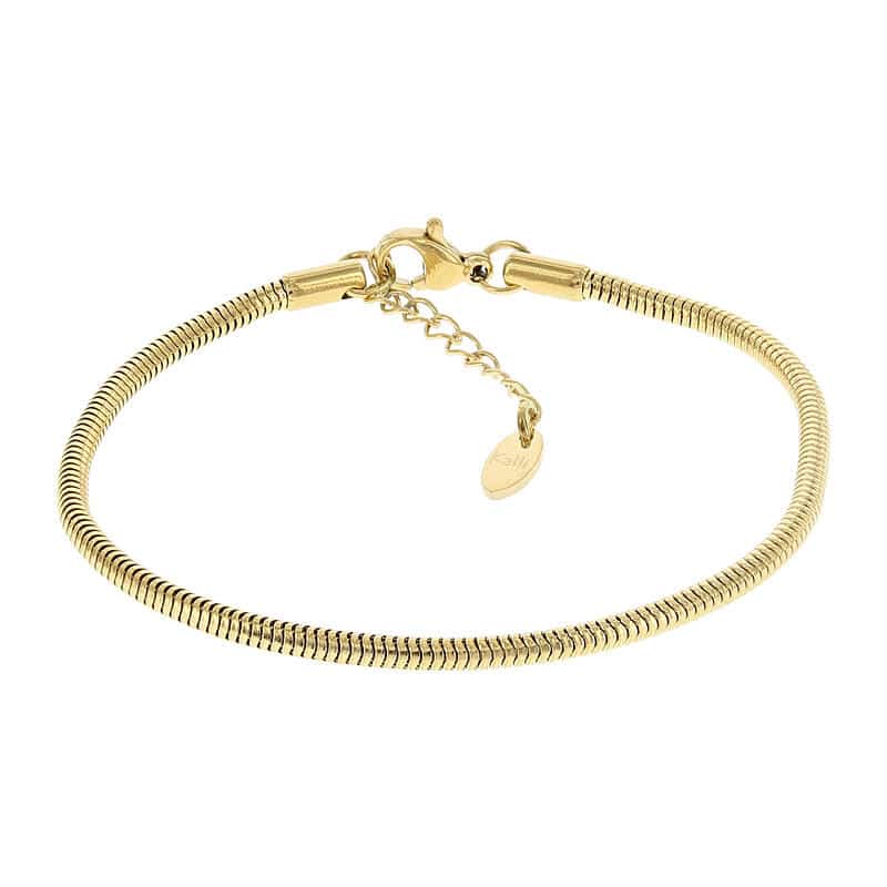 2551 2,5mm Slangen Schakel Bol - Goud - 2,5 mm