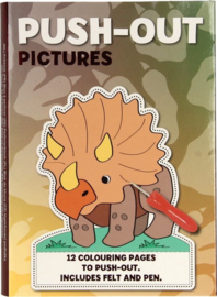 Prikblok voor Kinderen Thema Dino- Inclusief Prikmat en Prikpen