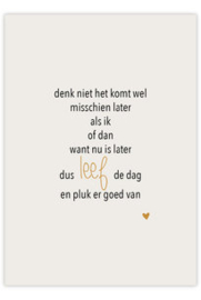 Postkaart Leef