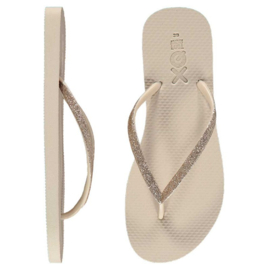 XQ LADIES FLIPFLOPS GLITTER ZAND