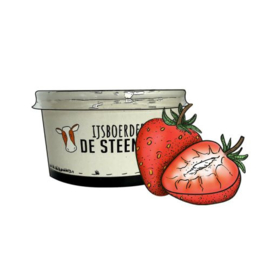 Steenoven - Aardbei sorbetijs (beker 125 ml)