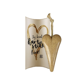 Jij bent HARTstikke leuk - Cadeauzeep hart