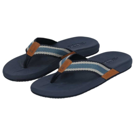 XQ MEN SANDALS COMFORTABLE CUSHION SOLE MULTI NAVY