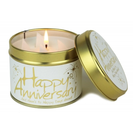 Geurkaars | Lily Flame | Happy Anniversary