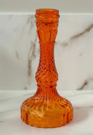 Housevitamin - Glazen kandelaar - Oranje - Glas