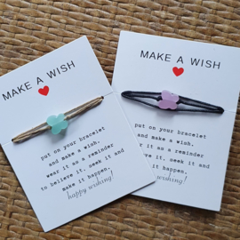 Make a wish armband met kristallen vlinder